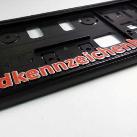 Podznaky auto - drky SPZ - 3D Kennzeichenhalter